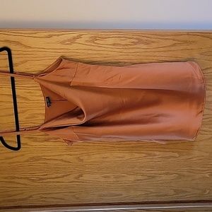 City Chic Cowl Neck Beautiful Rust Orange  Cami/Tank